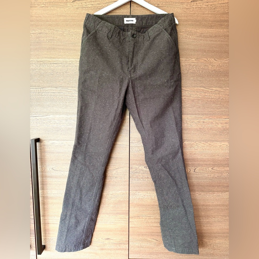 Taylor Stitch Brown Chinos Slim-Fit